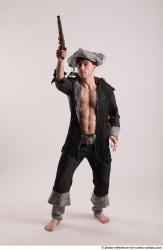 JACK PIRATE STANDING POSE WITH GUN #3